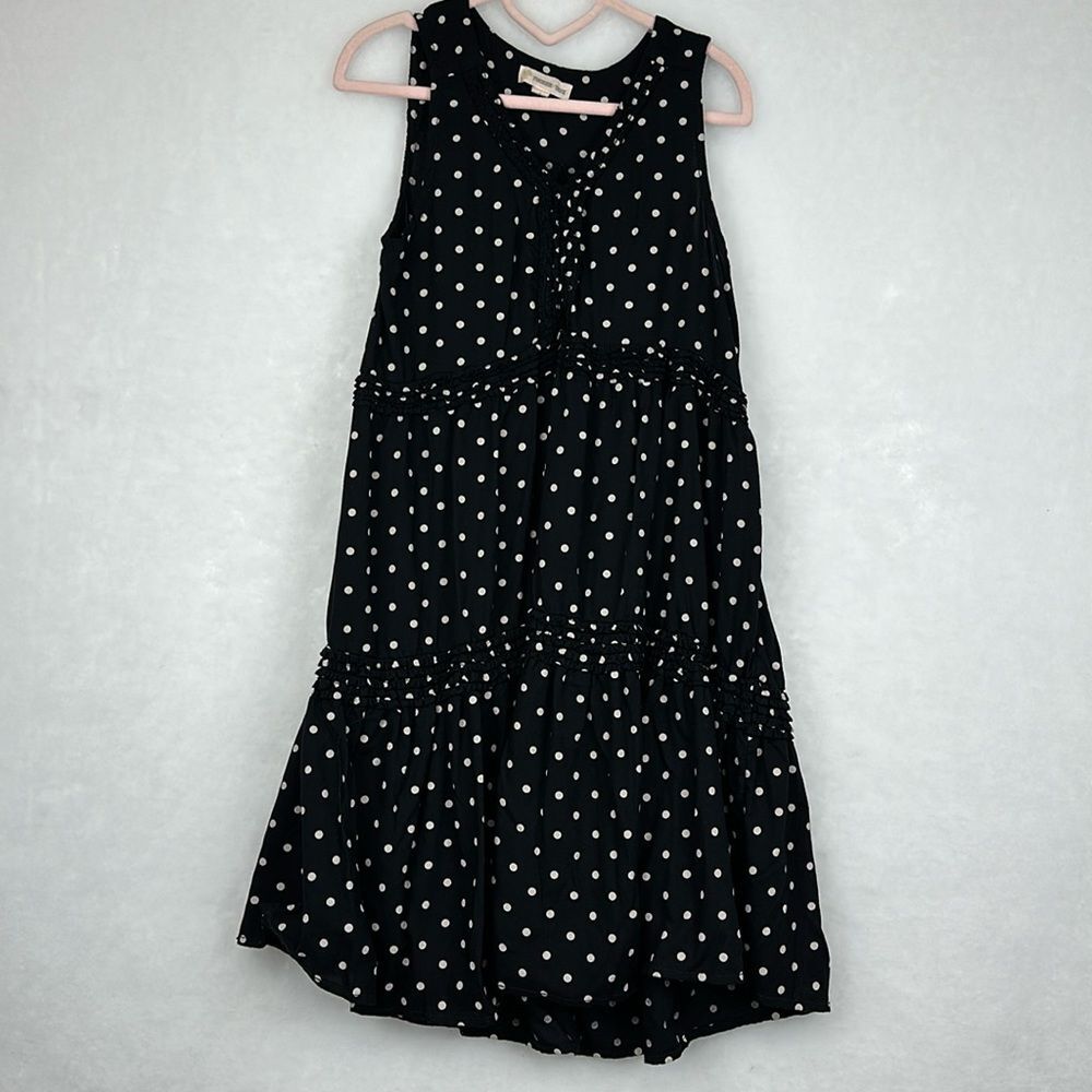 Black Polka Dot Tucker & Tate Sundress Sz Large